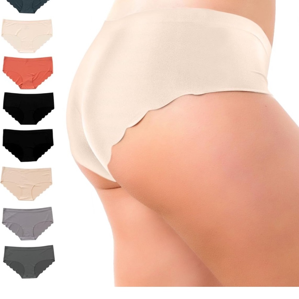 NWT 7 pairs Pretty Sweet Intimates Women’s Cheeky Panties.  Size XL.